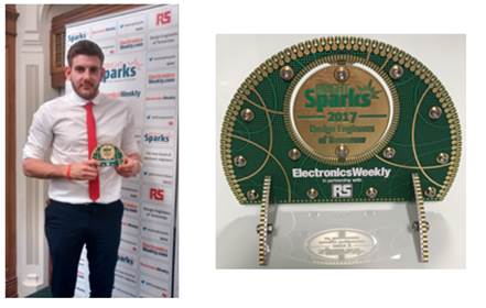 Convert’s ‘Bright Spark’ wins electronic engineering award